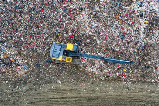 Backhoe Loader selection for landfill operations - Super-Duty front bucket and landfill-specific guarding