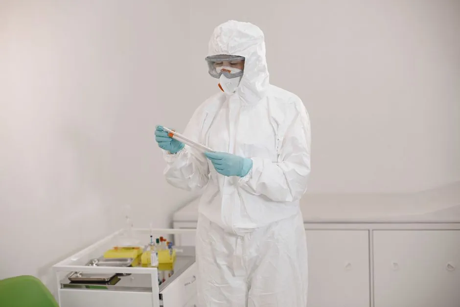 Face shield selection for laboratories: visor, headband, and sterilization gates