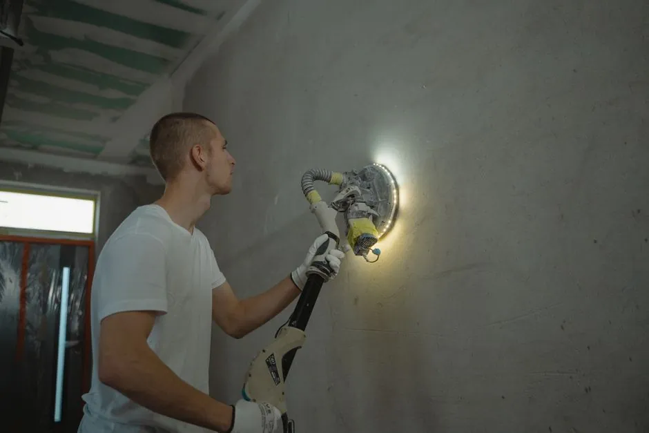 Plumbing Installation Sander Spec Map: 5 Inch Random Orbit, Vacuum, Stroke