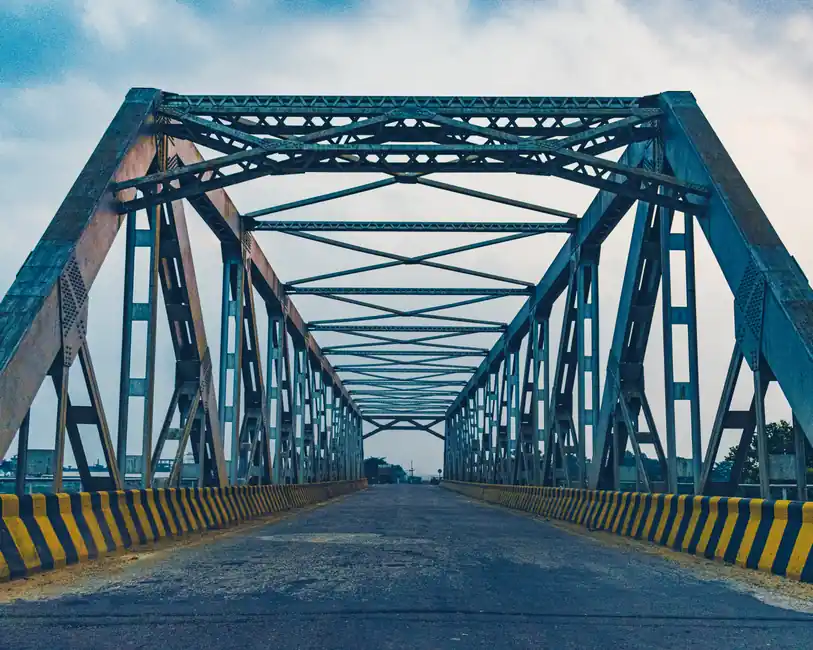 Single Girder Crane Spec Map for Road Construction Yards